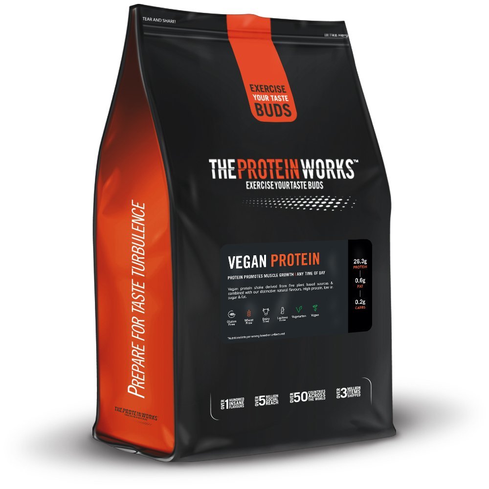 The Protein Works Vegan Dairy Free High Protein Shake, Choc Mint Brownie, 1 kg